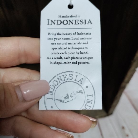 Wood Bead Garland With Snowflake - Picture 5 of 7